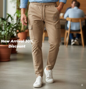 Dubby Jogger Pants for Men – 240 GSM Micro Dubi Fabric | Luxury Fit & Comfort