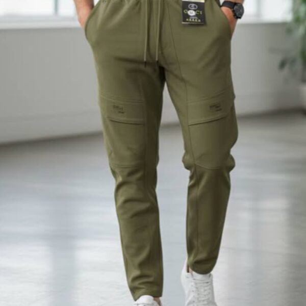 Men’s Dobby Fabric Cargo Jogger | Stylish, Strong & Comfortable