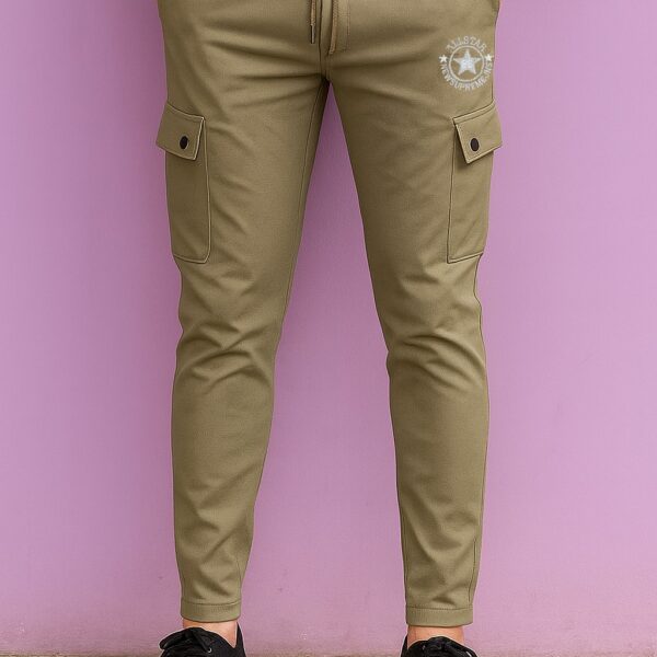 Premium Dobby Fabric Cargo Jogger – Smart Fit & Street Style